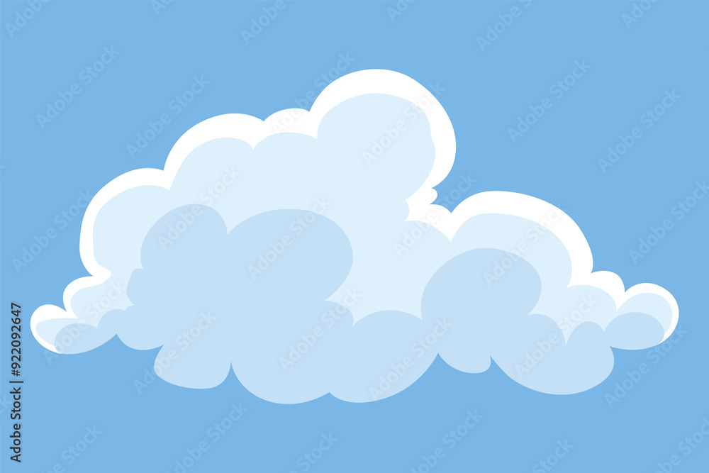 Cloud icon. Abstract white cloudscape icon symbol. Shapes in flat style. cloudy design element Cloud icon. Abstract white cloudscape icon symbol. Shapes in flat style. cloudy design element