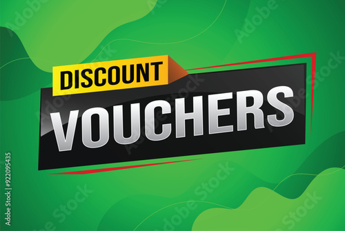discount voucher vouchers special offer poster banner graphic design icon logo sign symbol social media website coupon advertising store shop online, website, landing page

