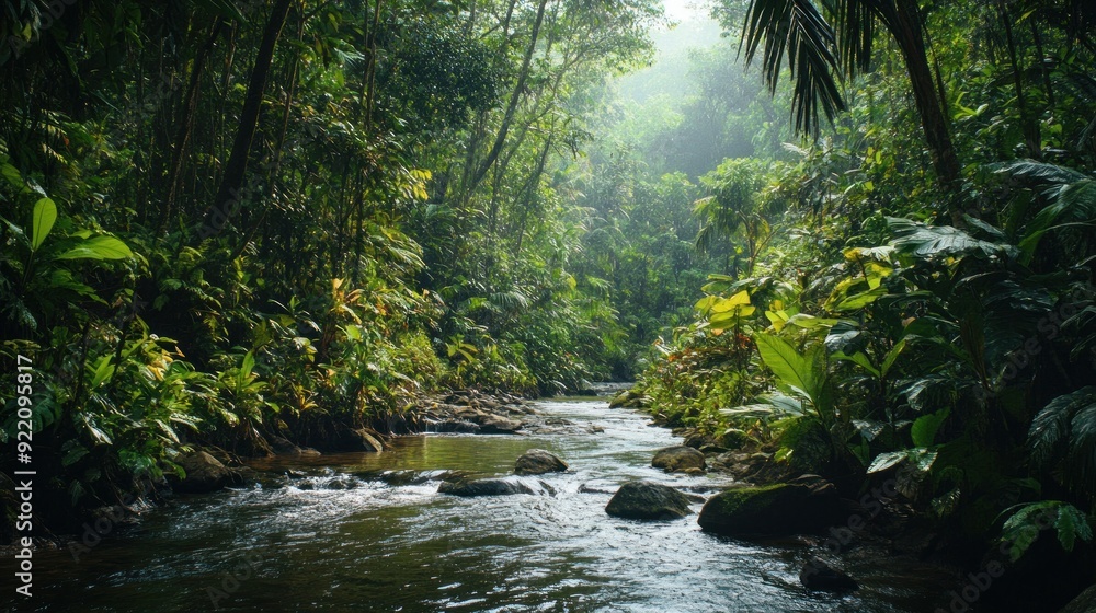 Tranquil Rainforest Stream Tranquil Rainforest Stream
