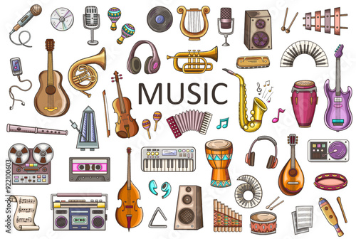 Doodle musical instruments