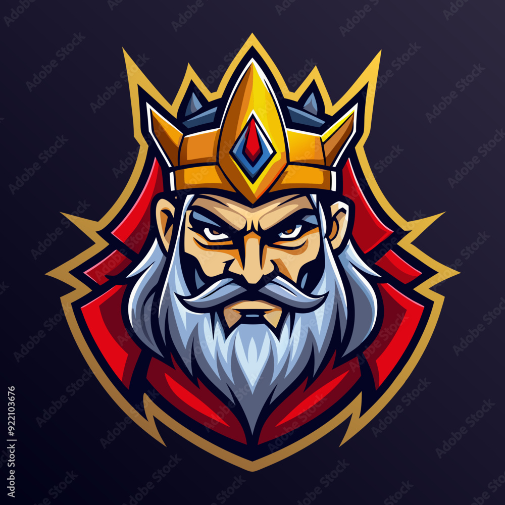 king mascot logo king mascot logo