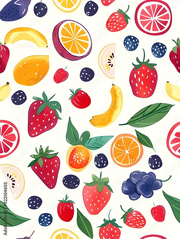 Fruit and Berry Pattern Fruit and Berry Pattern