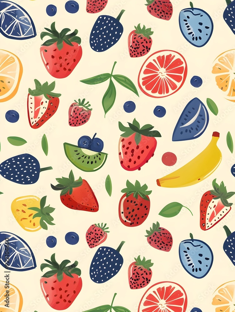 Fruit and Berry Pattern Fruit and Berry Pattern