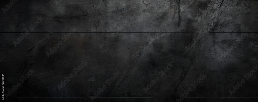 Obraz premium Black stone background. Horizontal abstract banner