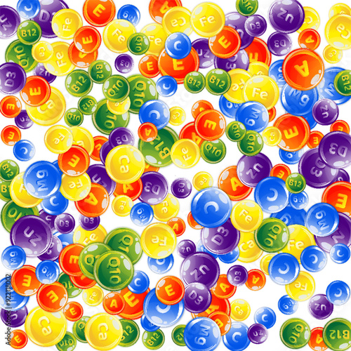 Vitamins and minerals complex. Multivitamins