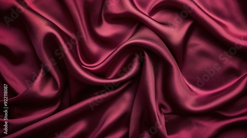 A luxurious silk texture background in rich burgundy, offering an elegant and sophisticated aesthetic