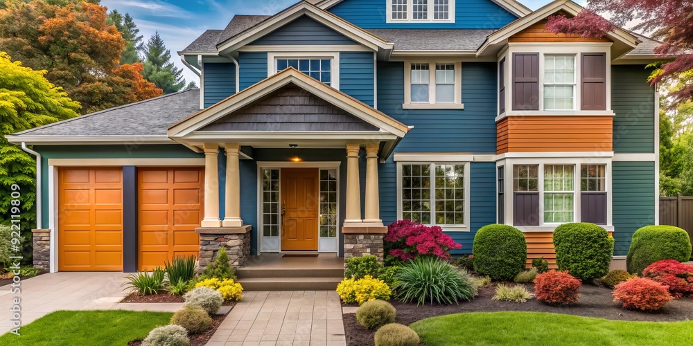 Obraz premium Bold exterior palette