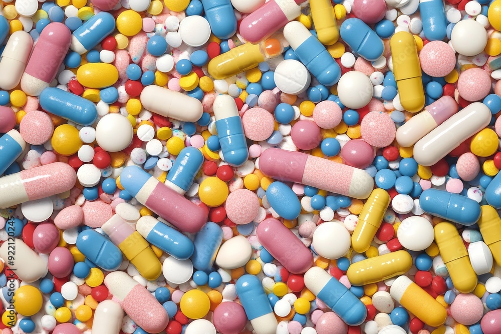 Close Up View of a Diverse Range of Medication Pills Close Up View of a Diverse Range of Medication Pills