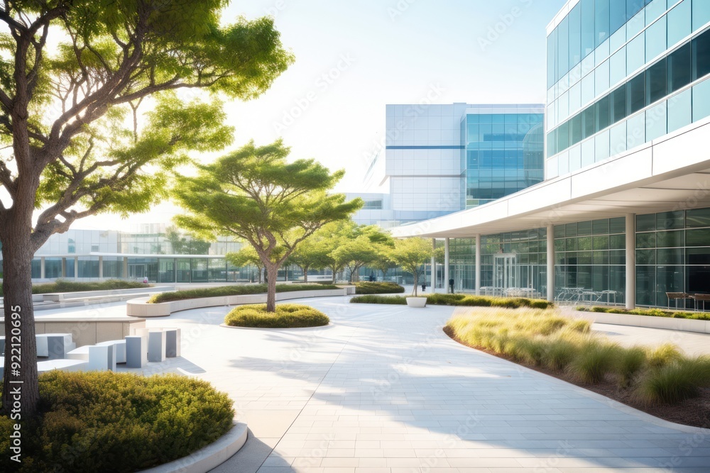 Outdoors architecture building walkway. Outdoors architecture building walkway.