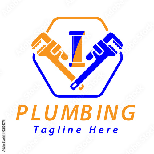 Plumbing logo template
