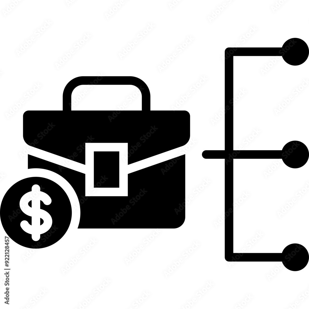 Portfolio Diversification Icon Portfolio Diversification Icon