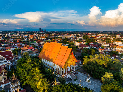 The temples beautiful in Laos  photo