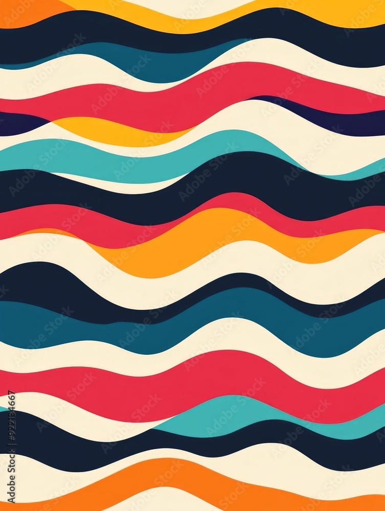 Mesmerizing Wavy Grid Pattern with Overlapping Retro Inspired Lines and Colors Dynamic and Flowing Abstract Digital Art Background for Graphic Design Fashion and Interior Decor Mesmerizing Wavy Grid Pattern with Overlapping Retro Inspired Lines and Colors Dynamic and Flowing Abstract Digital Art Background for Graphic Design Fashion and Interior Decor