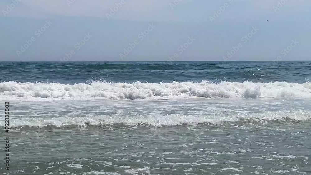 Very rough Atlantic Ocean Waves formed from Hurricane Debby rolling on to the Shore of Fire Island New York. Very rough Atlantic Ocean Waves formed from Hurricane Debby rolling on to the Shore of Fire Island New York.
