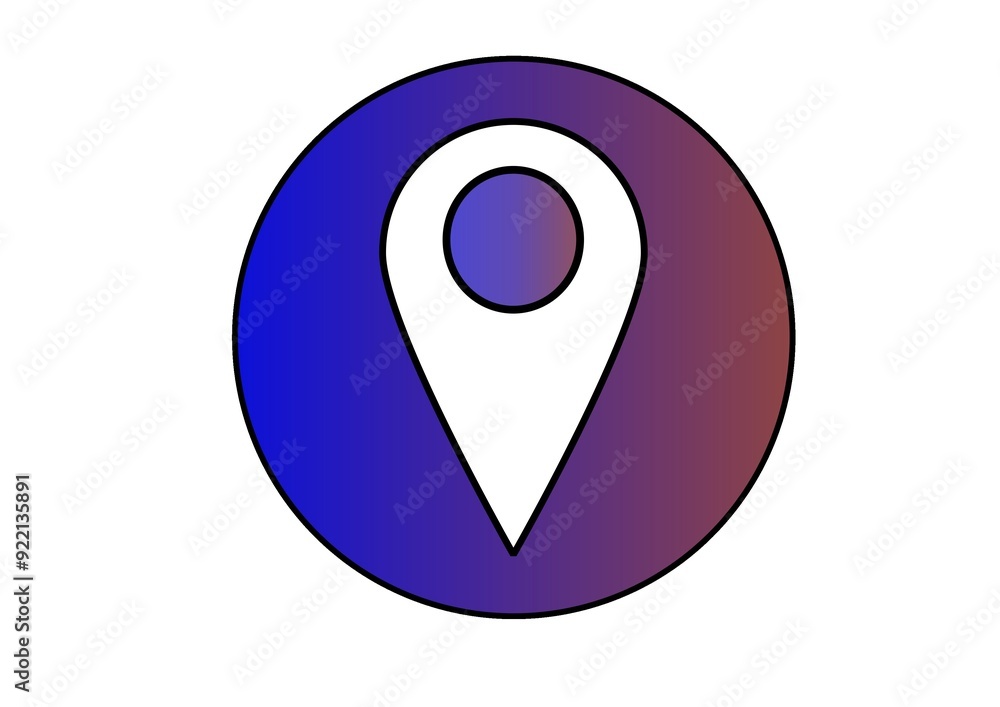 Pin icon. Location icon. Map pin. Destination vector icon Pin icon. Location icon. Map pin. Destination vector icon