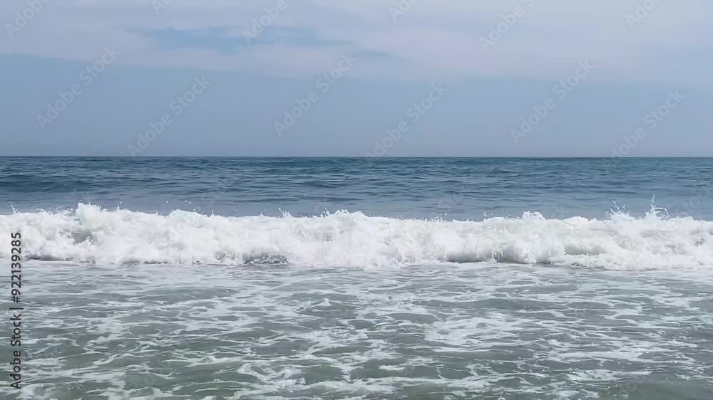 Very rough Atlantic Ocean Waves formed from Hurricane Debby rolling on to the Shore of Fire Island New York. Very rough Atlantic Ocean Waves formed from Hurricane Debby rolling on to the Shore of Fire Island New York.