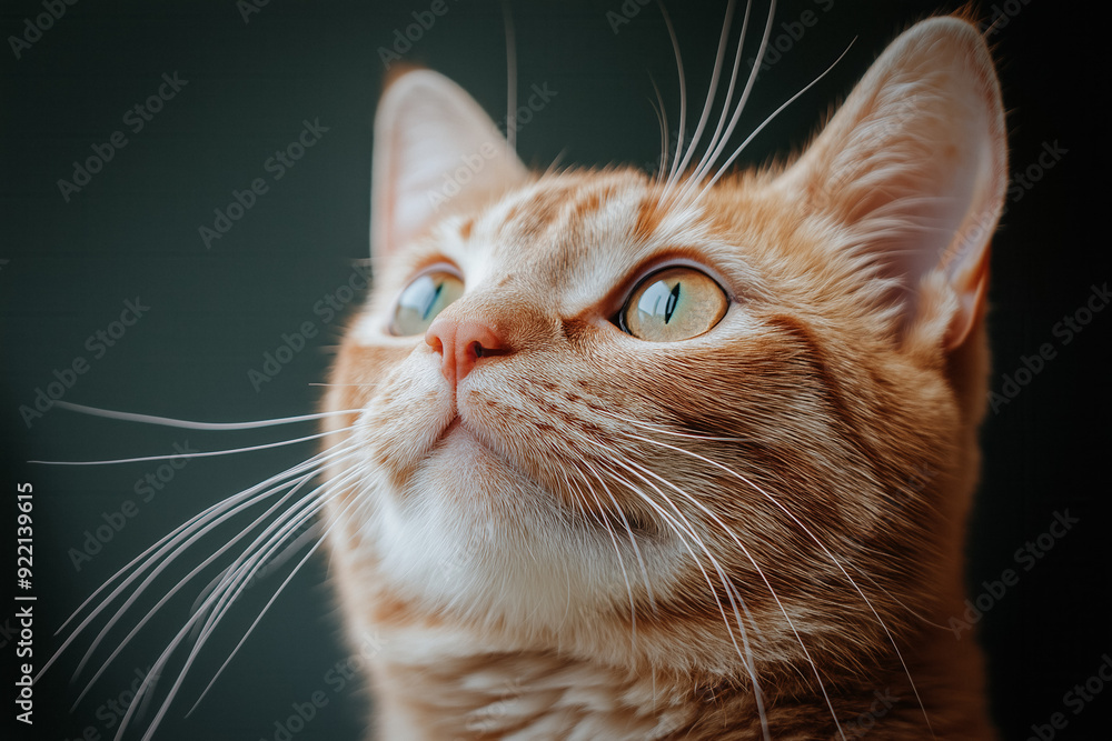 Cat looking up Cat looking up