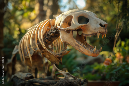 Cat skeleton