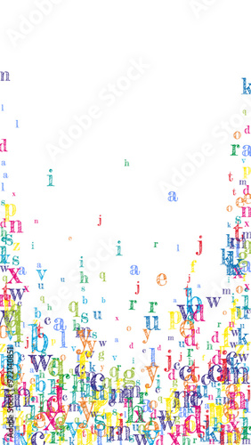 Concept of school background. Colorful childish