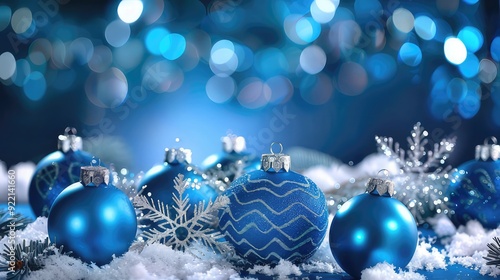 blue christmas background