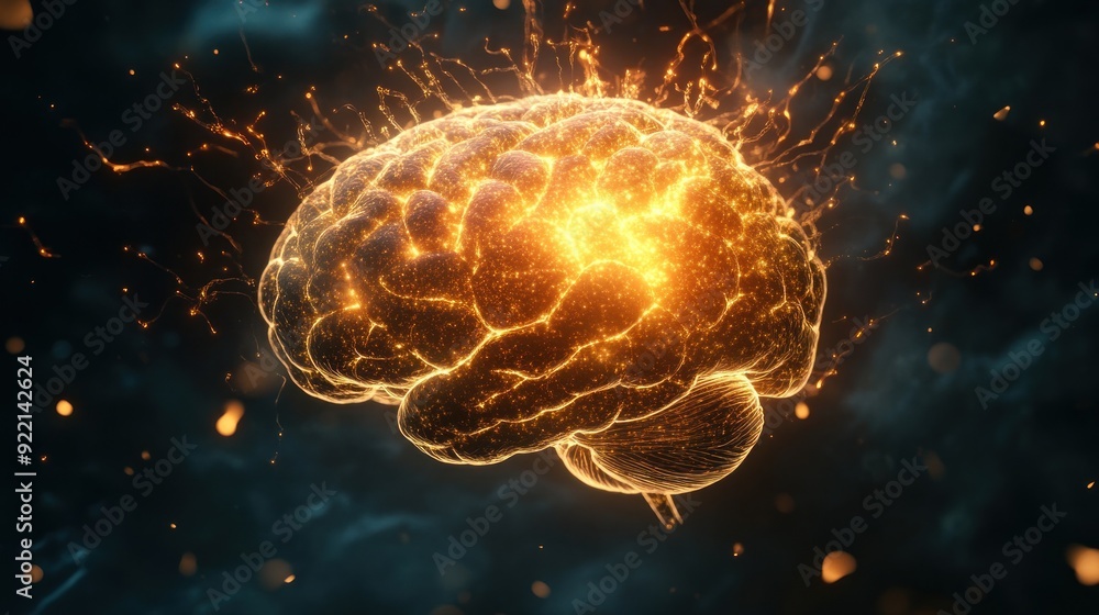 Glowing Brain Glowing Brain