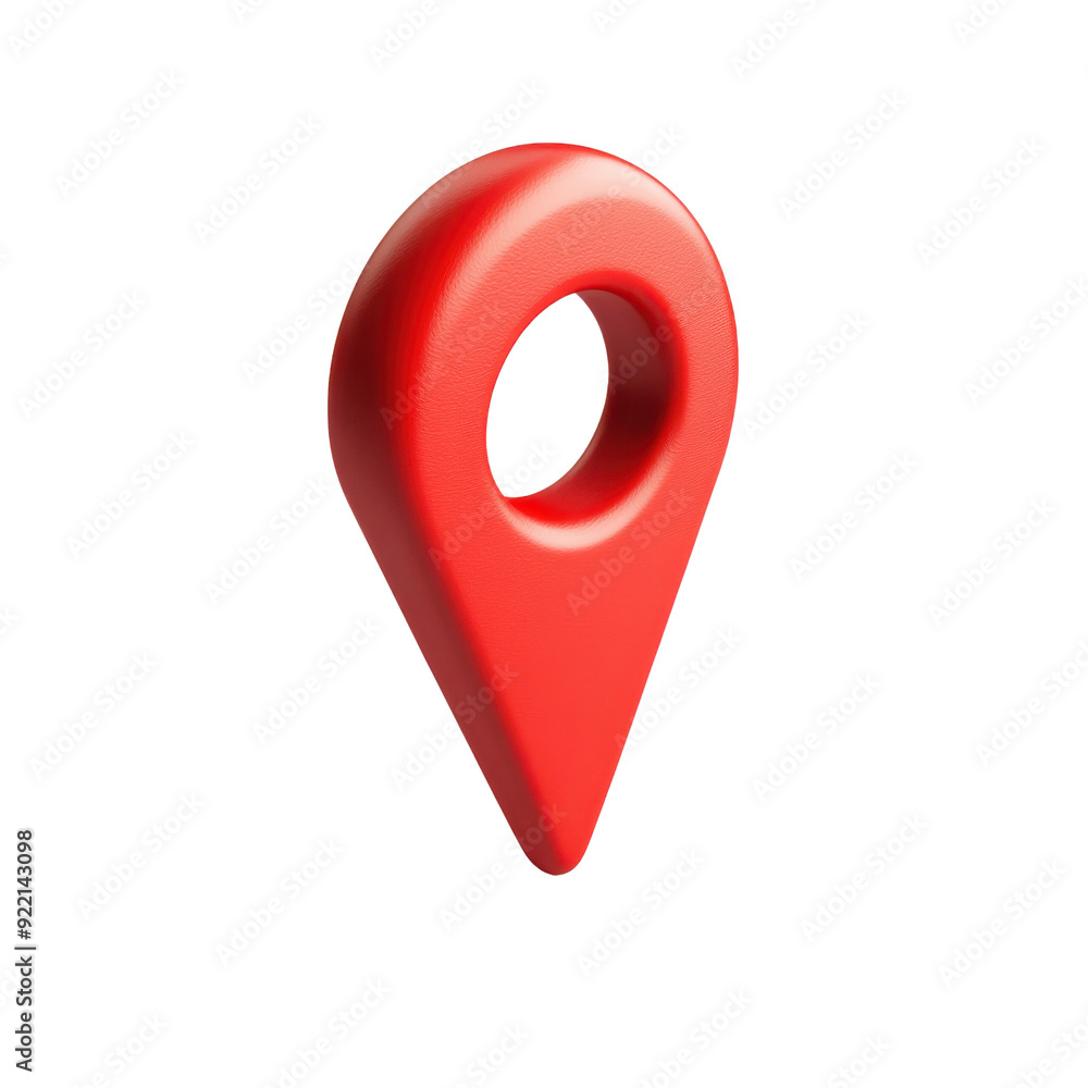 Red location pin icon isolated on a white background. Perfect for use in maps, navigation, travel, or application design. Red location pin icon isolated on a white background. Perfect for use in maps, navigation, travel, or application design.
