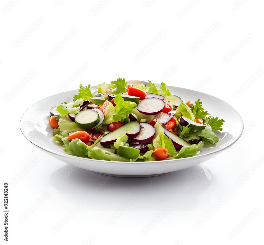 Plate piled high with a vegetable salad rich in steamed protein
Plate piled high with a vegetable salad rich in steamed protein