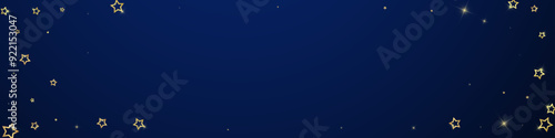 Christmas spirit. Scattered falling stars.