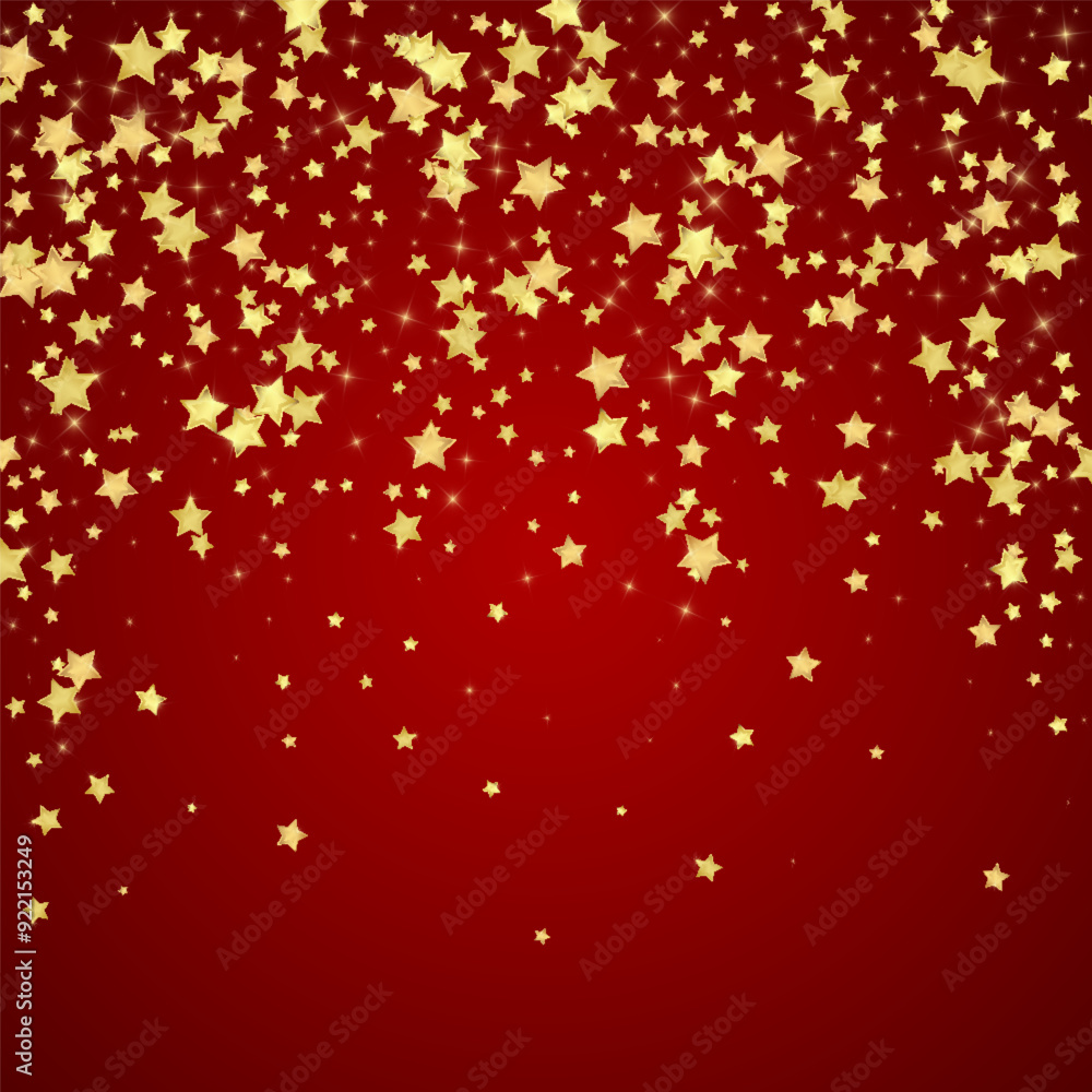 Magic stars vector overlay. Gold stars scattered Magic stars vector overlay. Gold stars scattered