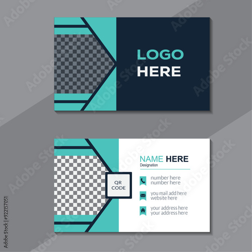 Simple professional business card for almost any kind of company, or personal use. you can easily edit the text and colors.