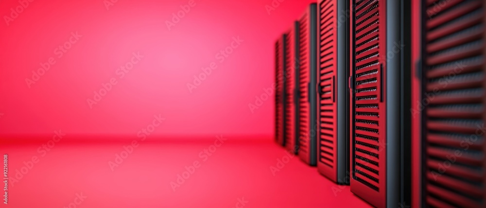 Fototapeta premium Cybersecurity Concept: Password Security and Data Protection in Graphic with Copy Space for Text, Quality