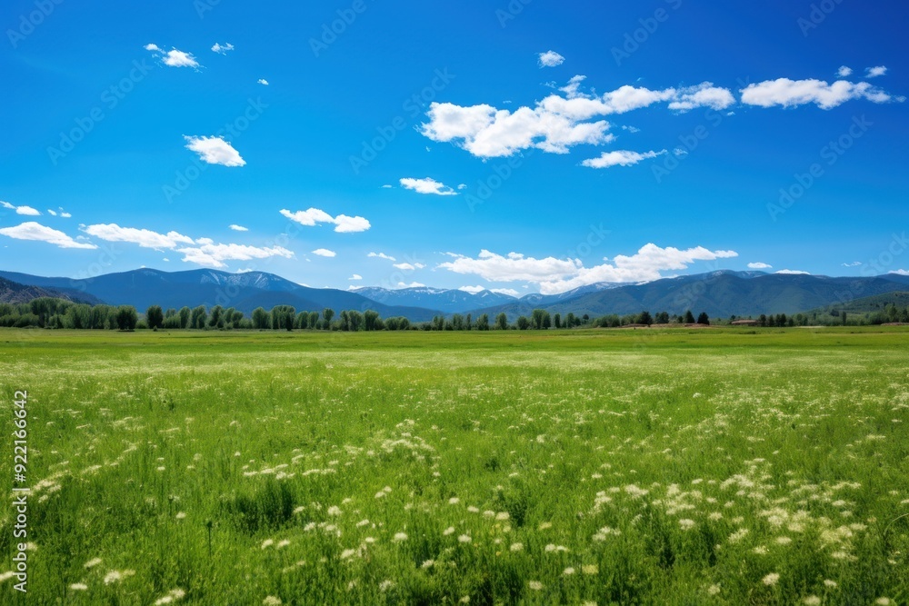 Meadow farm landscape grassland. Meadow farm landscape grassland.