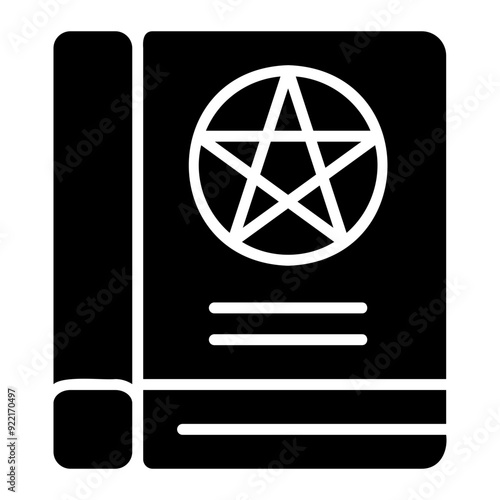 Book of Shadows Glyph Icon