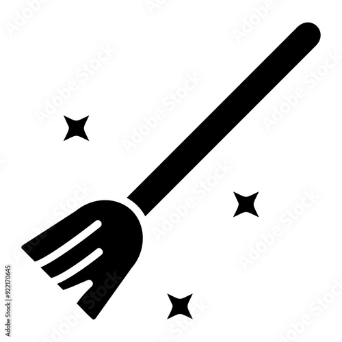 Witch's Broom Glyph Icon