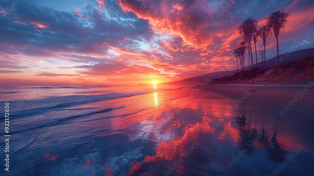 An empty lifeguard tower on a deserted beach at sunset, the sky ablaze with colors and the waves gently lapping at the shore, evokes a sense of solitude and tranquility. An empty lifeguard tower on a deserted beach at sunset, the sky ablaze with colors and the waves gently lapping at the shore, evokes a sense of solitude and tranquility.