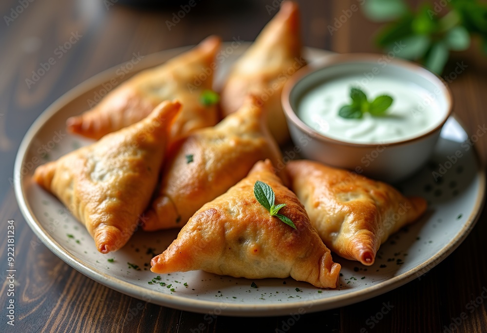 Vegetarian Samosa Platter: A Healthy and Delicious Indian Snack Vegetarian Samosa Platter: A Healthy and Delicious Indian Snack