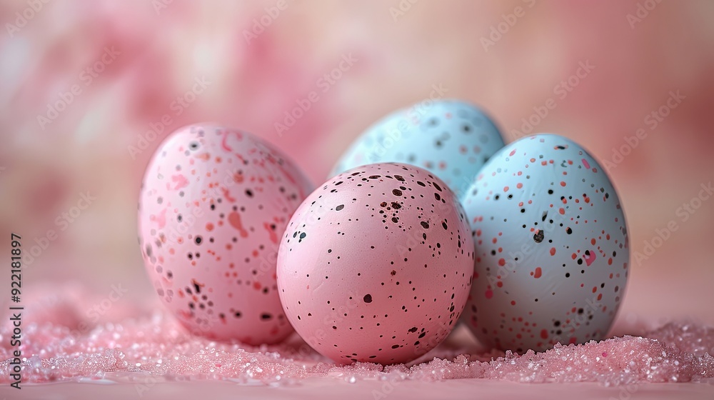 color eggs on pink ground color eggs on pink ground