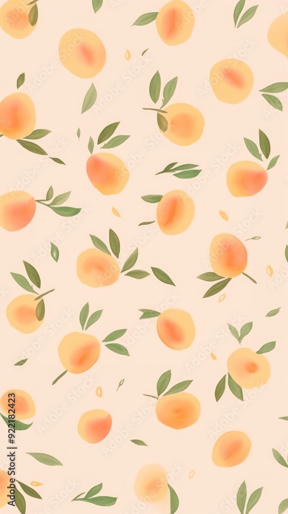 Peach pattern wallpaper fruit. Peach pattern wallpaper fruit.