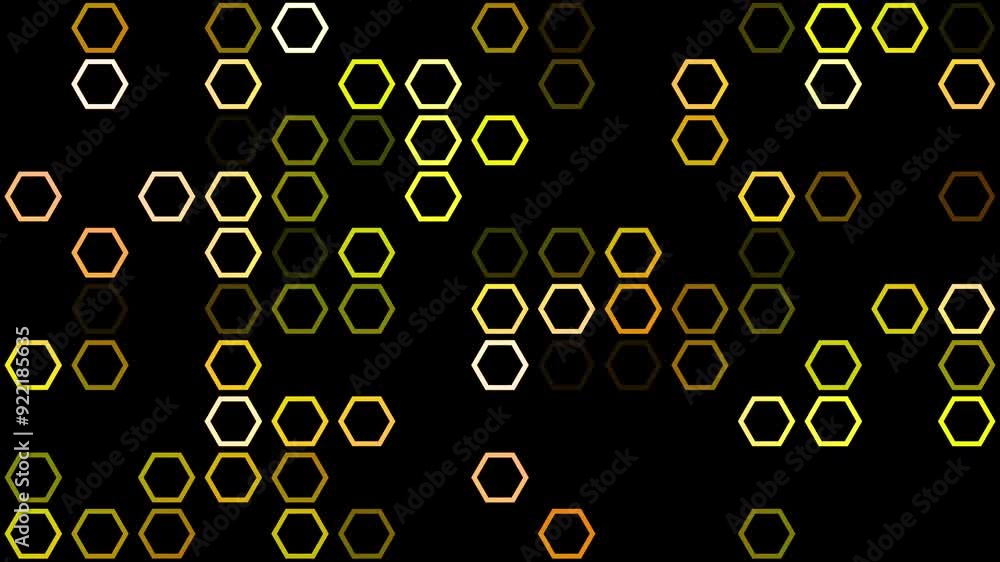 Abstract colored lines against black background Abstract colored lines against black background