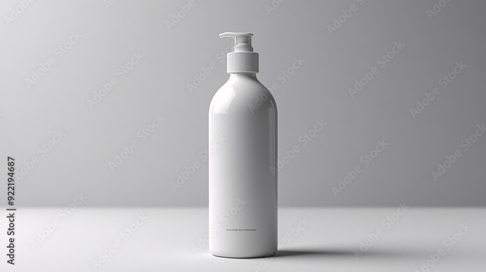 Cosmetics White Plastic Bottle isolated on white background
Cosmetics White Plastic Bottle isolated on white background