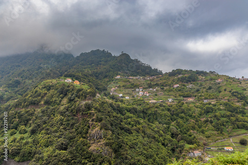 Obraz na płótnie Views of the city of Boaventura and its surroundings on the island of Madeira w salonie