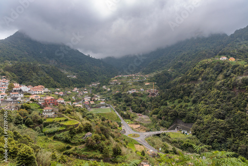 Views of the city of Boaventura and its surroundings on the island of Madeira