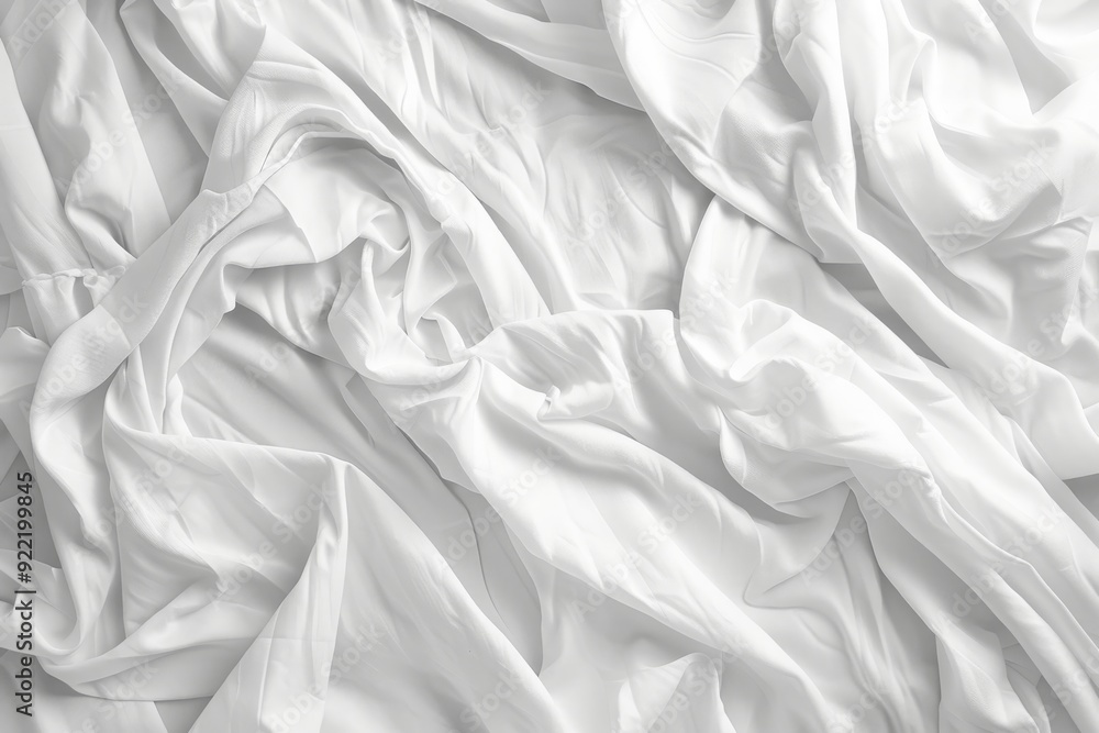 Abstract_white_wrinkled_bedding_sheet_fabric Abstract_white_wrinkled_bedding_sheet_fabric
