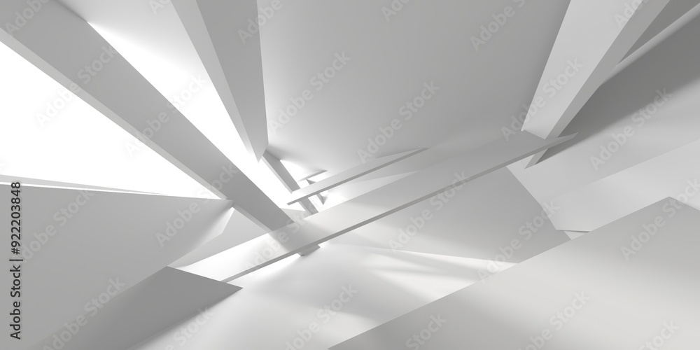 Abstract light corridor interior. Futuristic architecture background Abstract light corridor interior. Futuristic architecture background