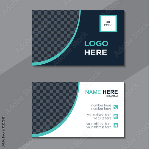 Simple professional business card for almost any kind of company, or personal use. you can easily edit the text and colors.
