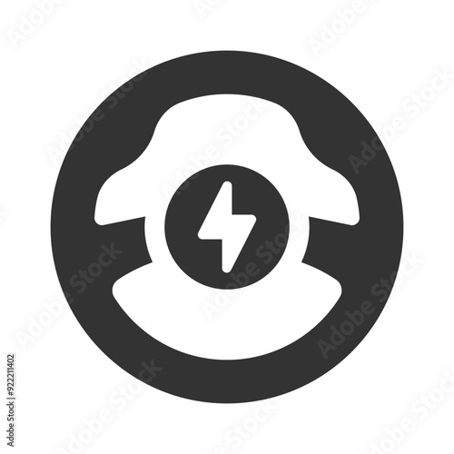 Electric car staring