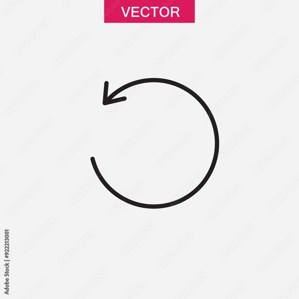 Reload, refresh icon, reload icon for website and app on white background..eps Reload, refresh icon, reload icon for website and app on white background..eps