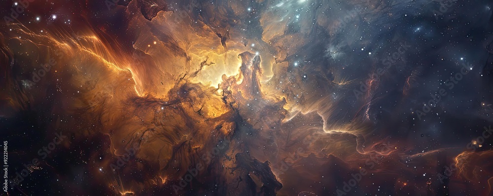 Stunning cosmic nebula in vibrant colors, showcasing celestial beauty and the mysteries of the universe in a captivating image. Stunning cosmic nebula in vibrant colors, showcasing celestial beauty and the mysteries of the universe in a captivating image.
