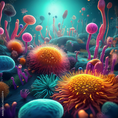 A microscopic biological world