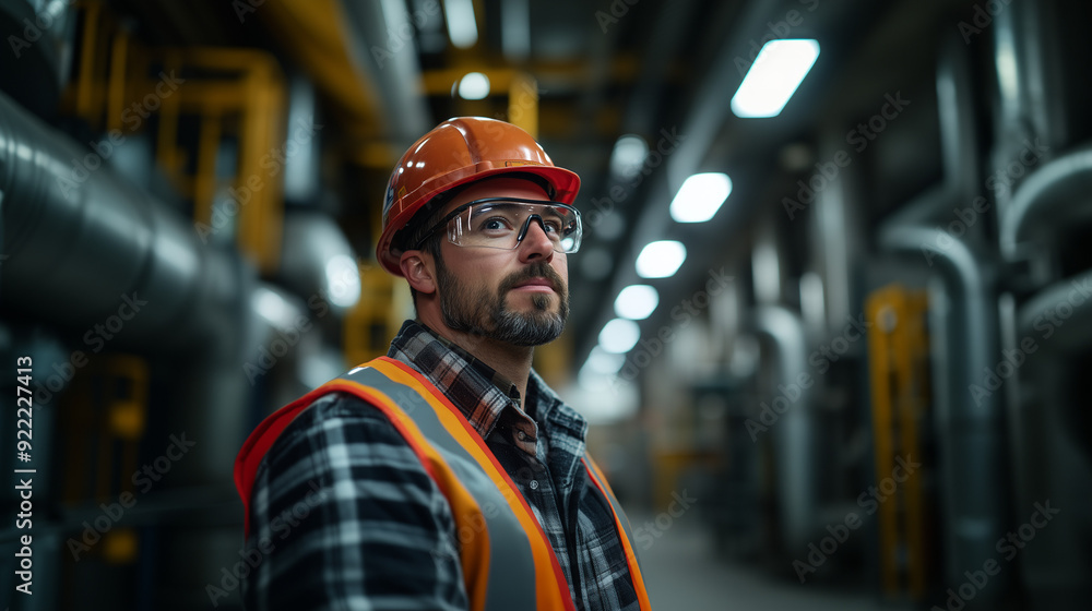Worker in protective helmet and gloves, adhering strictly to safety protocols and work instructions.
Worker in protective helmet and gloves, adhering strictly to safety protocols and work instructions.
